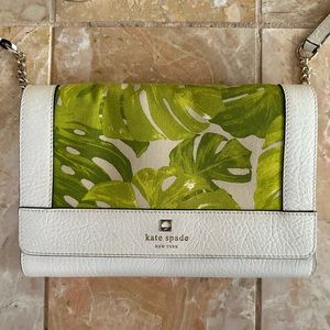 Kate Spade Kari Perri Lane Crossbody Palm Leaf Print